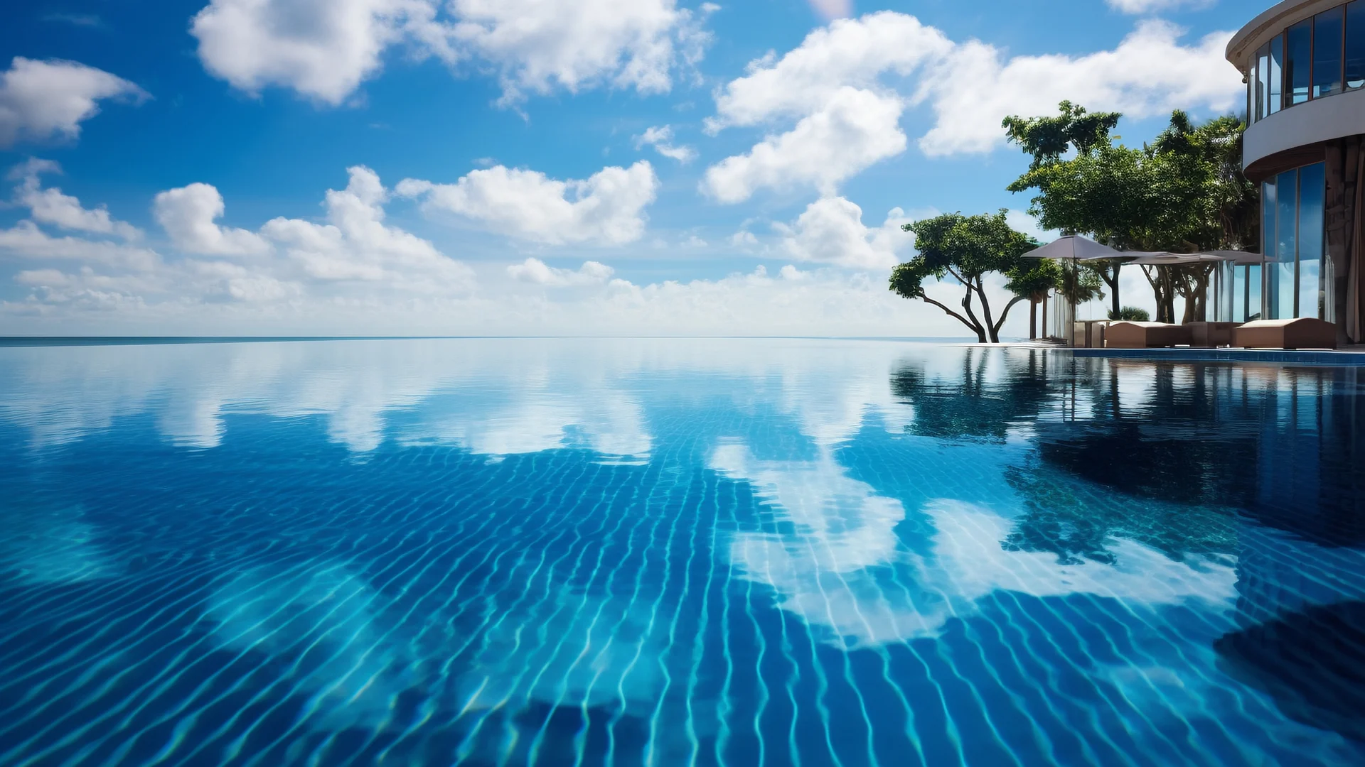 Modern plunge pool built by a professional contractor, designed for a compact outdoor space.