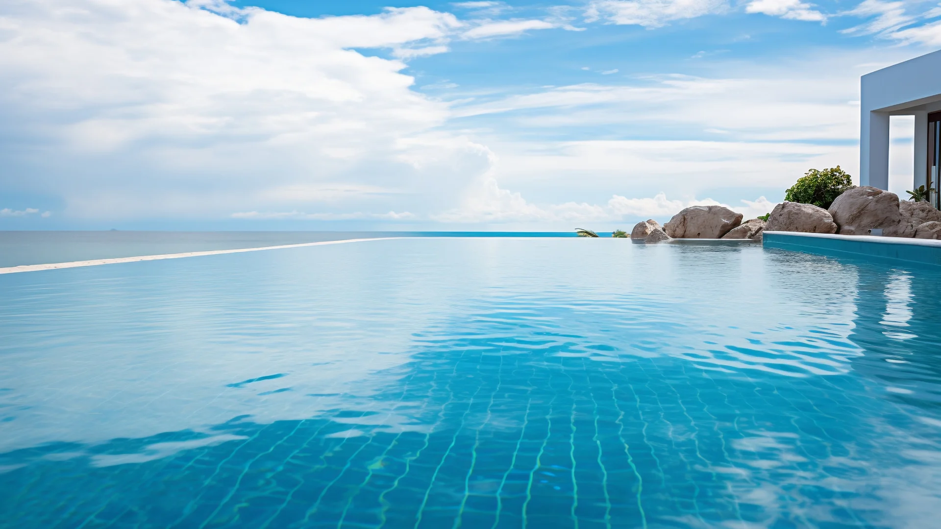 Modern plunge pool built by a professional contractor, designed for a compact outdoor space.